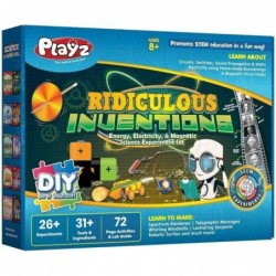 Ridiculous Inventions Science Kits for Kids - Energy Electricity & Magnetic Experiments Set - Build Electric Circuits Motors ...