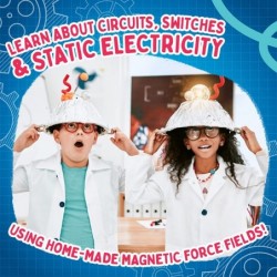 Ridiculous Inventions Science Kits for Kids - Energy Electricity & Magnetic Experiments Set - Build Electric Circuits Motors ...