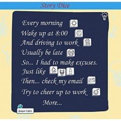 Happy Story 18 Cubes Bundle Sets Roll Cubes Dices A Happy Trip and Challenge of Words and Stories 4 Models dice 108 Images Un...