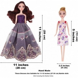 15 Packs Doll Clothes for 11.5 Inch Girl Dolls Set Contains 5 Handmade Clothes Wedding Party Gown Outfits Dresses for Girl Do...