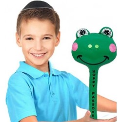 Inflatable Hoppy Frog for Passover Passover Gifts Passover Educational & Fun Toys Inflatable Frog for Passover Pesach & All S...