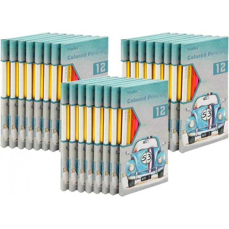 Colored Pencils Bulk - Pre-Sharpened - 24 Packs of 12-Count - 288 Colored Pencils for Kids $47.90 Kids' Drawing & Writing Boards