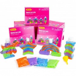 Sand Art Kits for Kids - 12 Pk Color Sand Art Kit Craft Set - Kids Art Projects for Ages 5+ $42.00 Craft Kits