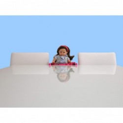 Doll High Chair Table Treat and Feeding Seat for Dolls Up to 19" Tall $44.88 Doll Accessories