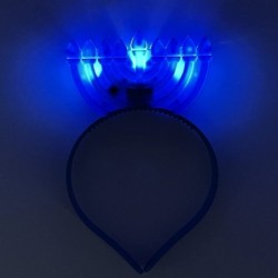 Hanukkah Menorah Headband - Light Up Flashing Menorah - Glow In The Dark Hanukkah Decoration - Great For Hanukkah Party Singl...