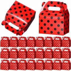 30 Pieces Ladybug Party Supplies Ladybug Party Favor Boxes Ladybug Red Black Polka Dot Candy Boxes for Ladybug Party Wedding ...