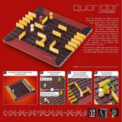 Quoridor | Abstract Strategy Game for Adults and Familes | Ages 8+ | 2 to 4 Players | 15 Minutes $62.93 Board Games