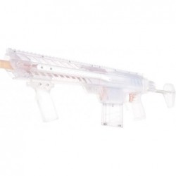 10 Long Darts Stefan Magazine Quick Reload Clip for Nerf Modify Toy (Transparent) $20.21 Toy Foam Blasters & Guns