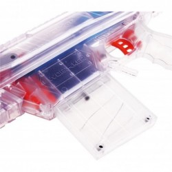 10 Long Darts Stefan Magazine Quick Reload Clip for Nerf Modify Toy (Transparent) $20.21 Toy Foam Blasters & Guns