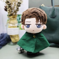 9"/23cm LEVI Plush Cute Anime AOT Plushie with Changeable Doll Clothes $43.93 Plush Figure Toys