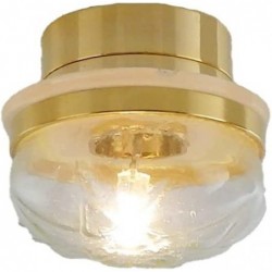 House Miniature Lighting Led Battery Light 1:12 Scale Round Ceiling Lamp $59.37 Dollhouse Accessories