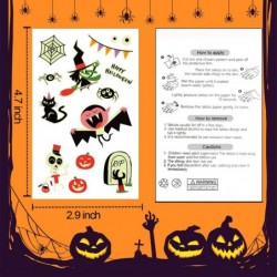 250 Styles Glow Halloween Party Supplies Luminous Halloween Temporary Tattoos for Kids Birthday Party Decorations Favors Hall...