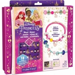 Ultimate Princess Royal Jewels and Gems - DIY Charm Bracelet Making Kit with Disney Princess Charms - Arts & Crafts Bead Kit ...