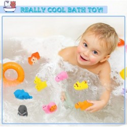 50 Pieces Baby Bath Toys Squirt Floating Bath Toys Water Bathtub Toys Hole Sound Soft Kids Pool Toys Bulk for Infant Toddlers...