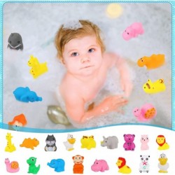 50 Pieces Baby Bath Toys Squirt Floating Bath Toys Water Bathtub Toys Hole Sound Soft Kids Pool Toys Bulk for Infant Toddlers...