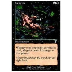 Magic: the Gathering - Megrim - Seventh Edition $12.17 Card Games