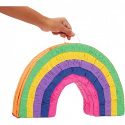 Rainbow Pinata for Kids Birthday Party Decorations Baby Shower Gender Reveal Supplies (Small 17 x 10 x 3 In) $41.05 Piñatas