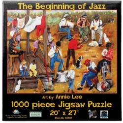 The Beginning of Jazz 1000 Piece Jigsaw Puzzle by SunsOut $32.06 Jigsaw Puzzles