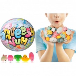 Mochi Squishy Animals Surprise Toys for Girls Collection Squish Yum Jiggly Fun (1 Ball) 5 Mochi Each Mystery 4" Ball Stress R...