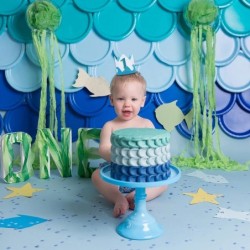 The Big One Birthday Crown for Baby Boys - 1st Birthday Hat First Birthday Decorations Boy Surfs up Birthday Decorations Beac...