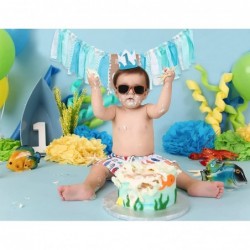 The Big One Birthday Crown for Baby Boys - 1st Birthday Hat First Birthday Decorations Boy Surfs up Birthday Decorations Beac...