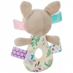 Embroidered Soft Ring Rattle Flora Fawn $17.15 Baby Rattles & Plush Rings