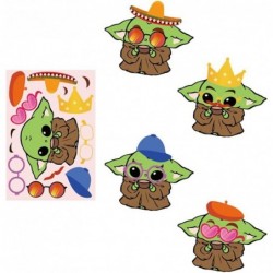 24pcs Yoda DIY Stickers Galaxy Wars Theme Party Decorations Cute & Funny Bonus Stickers Kid Gift $26.90 Kids' Stickers