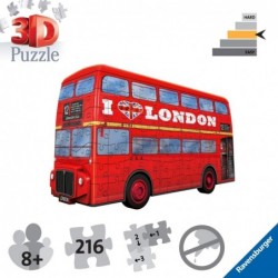 London Bus 216 Piece 3D Jigsaw Puzzle for Kids and Adults - 12534 - Great for Any Birthday Holiday or Special Occasion $56.03...