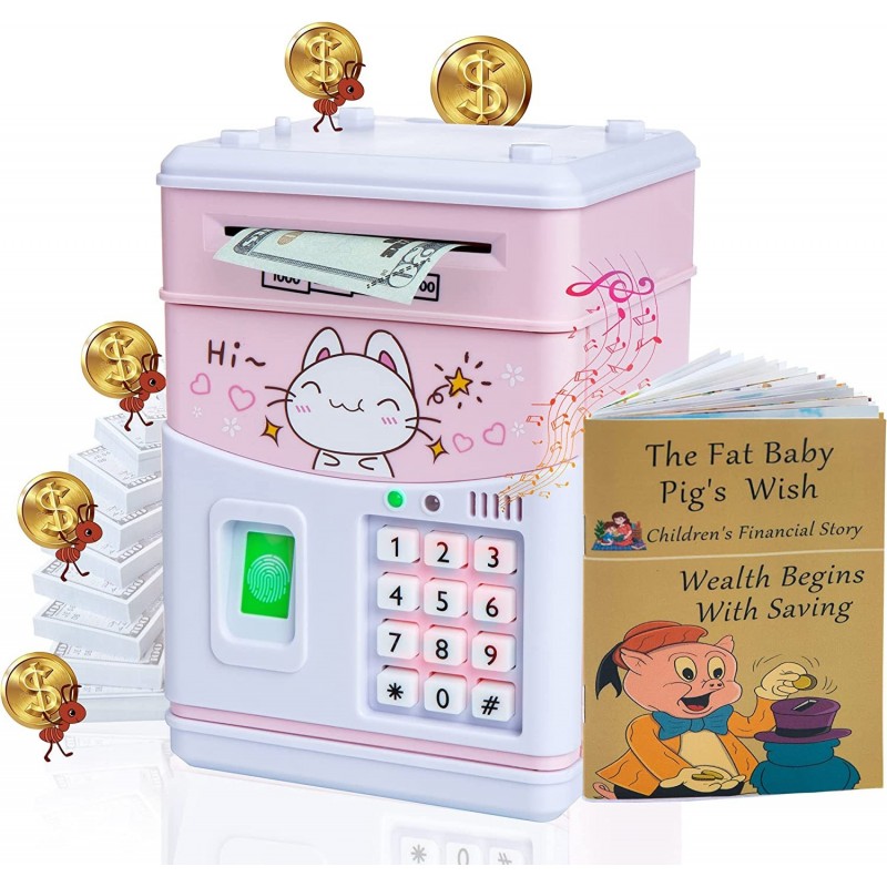 Hi-tech Electronic Piggy Bank for Girls & Boys with Storybook can Cultivate Awareness of 鈥滒潤掟潤氿潤栶潤○潤潤?饾樈饾櫄饾櫆饾櫈饾櫍饾櫒 饾檼饾櫈饾櫓饾櫇 ...