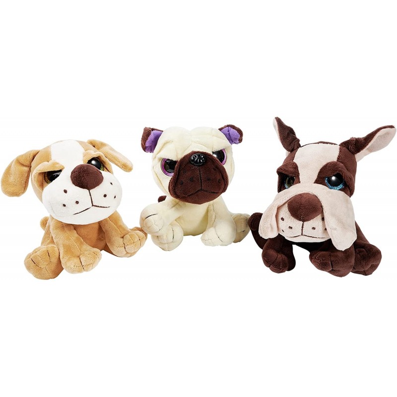 3 Packs Plush Puppy Dogs 6 inches Realistic Plush Dog for Baby Stuffed Animal Dog for Kids Toddlers and Babies Perfect for Bi...