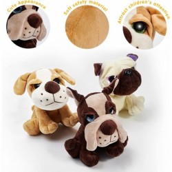 3 Packs Plush Puppy Dogs 6 inches Realistic Plush Dog for Baby Stuffed Animal Dog for Kids Toddlers and Babies Perfect for Bi...