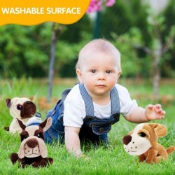 3 Packs Plush Puppy Dogs 6 inches Realistic Plush Dog for Baby Stuffed Animal Dog for Kids Toddlers and Babies Perfect for Bi...