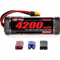 Venom 7.2V 4200mAh 6-Cell NiMH Battery with Universal Plug (EC3/Deans//Traxxas) $60.24 Hobby Remote & App Controlled Vehicle ...