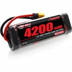 Venom 7.2V 4200mAh 6-Cell NiMH Battery with Universal Plug (EC3/Deans//Traxxas) $60.24 Hobby Remote & App Controlled Vehicle ...