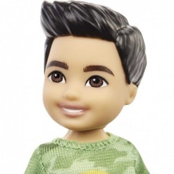 Chelsea Boy Doll (6-inch Brunette) Wearing Camo T-Shirt Shorts and Sneakers Gift for 3 to 7 Year Olds White $16.72 Dolls