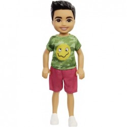 Chelsea Boy Doll (6-inch Brunette) Wearing Camo T-Shirt Shorts and Sneakers Gift for 3 to 7 Year Olds White $16.72 Dolls