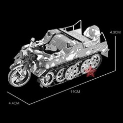 2018 3D Metal Puzzle SdKfz 2 Kleines Kettenkraftrad Motorcycle Assemble Model Kits I22216 DIY 3D Laser Cut Jigsaw Toy $31.31 ...