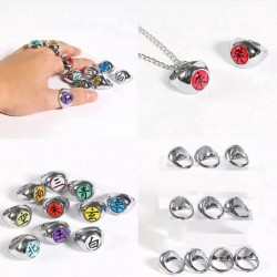 Rings Set Cosplay Finger Rings with Necklace Ring for Men Kids and Ninja Fans $31.90 Kids' Dress-Up Accessories