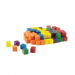 Wood Blocks Counting Cubes for Kids Math 1 Inch Blocks for Preschool Crafts Early Math Manipulatives for Preschool Classroom ...