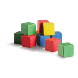 Wood Blocks Counting Cubes for Kids Math 1 Inch Blocks for Preschool Crafts Early Math Manipulatives for Preschool Classroom ...