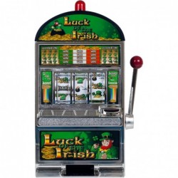 RecZone Luck of The Irish Slot Machine Bank 15-Inch Black $115.25 Money & Banking Play Toys