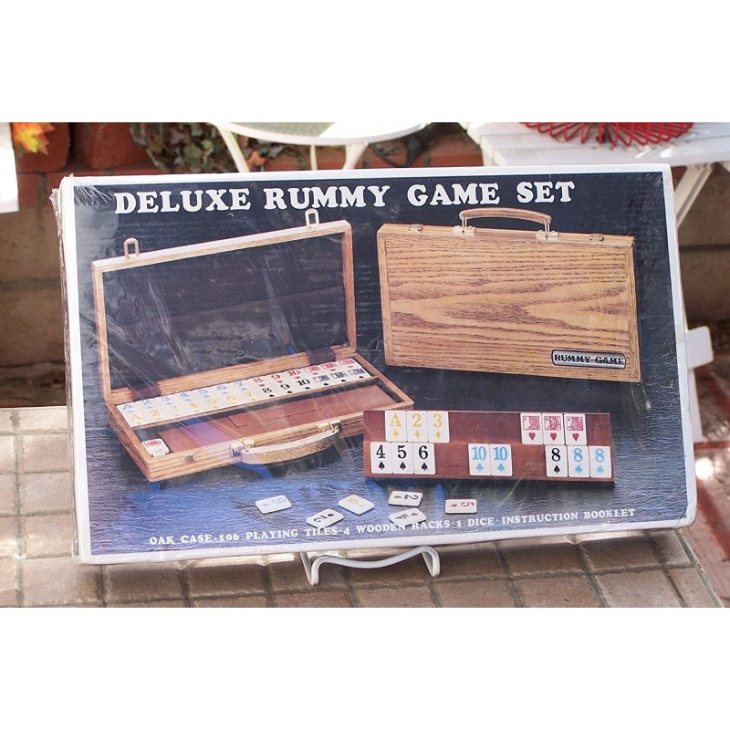 Deluxe Rummy with Wooden Racks in Attache Case $83.43 Card Games