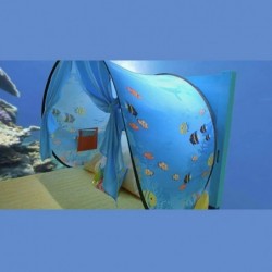 DreamTents Fun Pop Up Tent- Undersea World- Twin (w/Light) $45.07 Kids' Play Tents & Tunnels