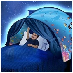 DreamTents Fun Pop Up Tent- Undersea World- Twin (w/Light) $45.07 Kids' Play Tents & Tunnels