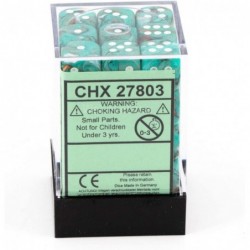 d6Cube12mm Marble Oxi-CP wh (36) $23.69 Game Accessories