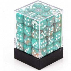 d6Cube12mm Marble Oxi-CP wh (36) $23.69 Game Accessories