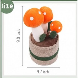 Mushroom Plant Plush Pillow Flower Pot Plush Bed Sofa Pillow Cute Plant Desk Room Decoration Pillow Cushion (20×12cm/9.8×4.7i...