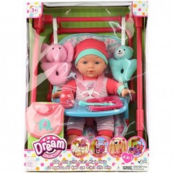 12" Baby Doll 4-in-1 High Chair Play Set $50.62 Dolls