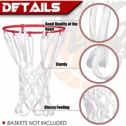 4 Pieces Kids Replacement Net for Mini Basketball Hoop Rims Basketball Net Replacement Fits 8 Loops for Most Weather for Chil...