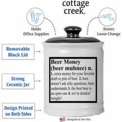 Beer Money Ceramic Piggy Bank Candy Jar Funny Gift for Dad Gifts for Beer Lovers Beer Gifts $48.48 Kids' Money Banks